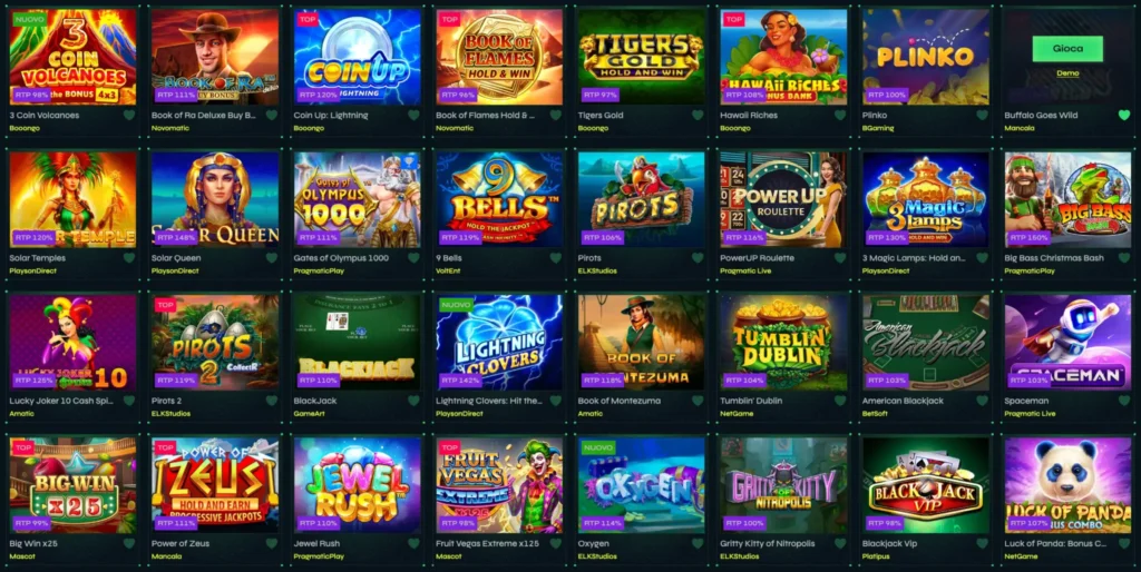 Nitrobet Casino Spel och Slots